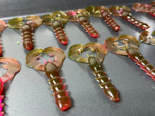3" 'doah' craw. Our summer craw color